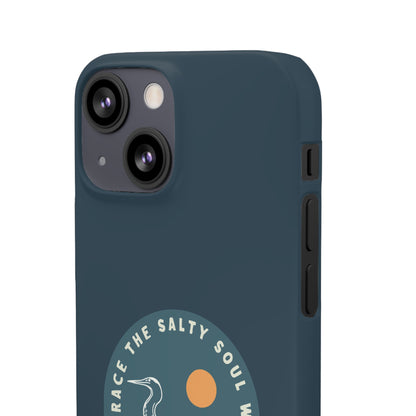 The Heron Pacific Blue - Snap Cases